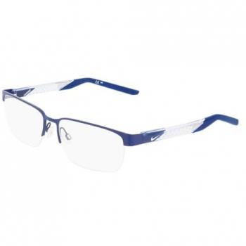 Nike 8184 Men’s Blue Optical Frames – Size 58, Free Lenses, HSA/FSA Friendly