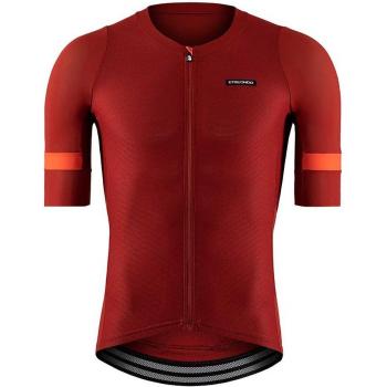 Short Sleeve Boiler Jersey: Red/Orange – Etxeondo Mendi (L/Male)