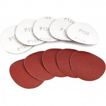 HBM 10 disques de ponçage 75 mm Velcro K100