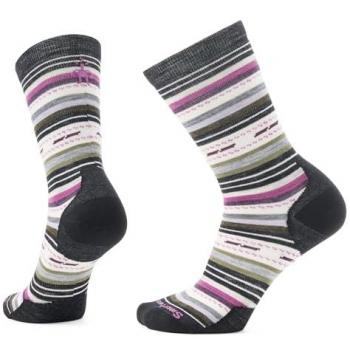 Adult Smartwool Everyday Margarita Crew Sock – White, Large, Wool & Nylon