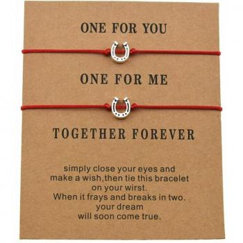 Set de bracelets porte-bonheur pour hommes et femmes