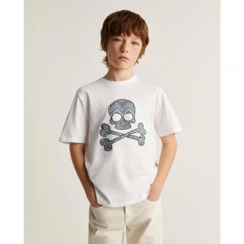 Camiseta de algodón para niño Scalpers con estampado