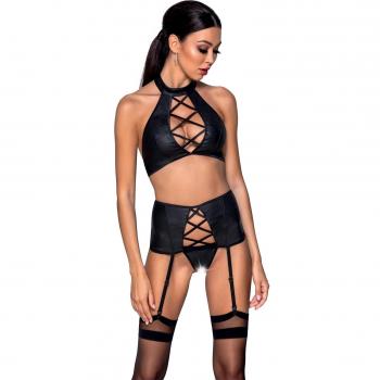 Damen Dessous Set Nancy in Schwarz (Größe S/M)