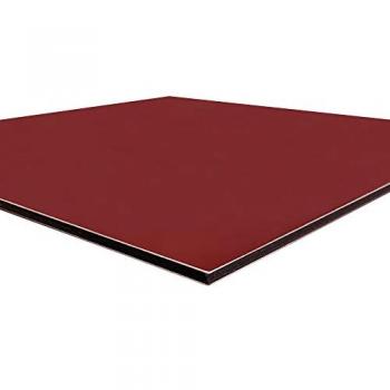 Composite Aluminium Bordeaux 500x500 mm – Épaisseur 3 mm, intérieur/extérieur