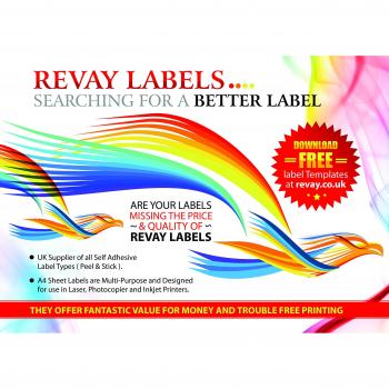 Address Sticker Pack – Matte White, Permanent Bond, 16/100 A4 Sheets