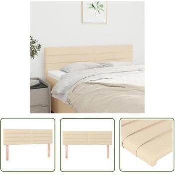 Tête de Lit Élégante Crème 2 Pcs 72x5x78/88 cm