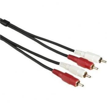 Cable de Audio Hama 2 RCA (phono) Plugs