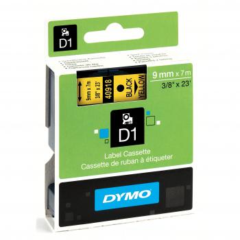 DYMO Schwarz‑Gelb Etikettenband 9 mm × 7 m