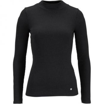 AJC Basic Langarmshirt, langärmelig, Stehkragen