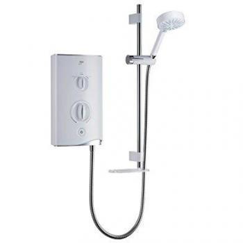 Brand new MIRA SPORT 9kW. White & Chrome Electric Shower 1.1746.005 Genuine*