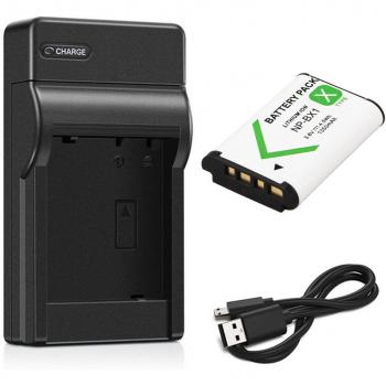 Batería de Reposición y Cargador para Sony DSC-HX Series