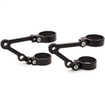 LSL Supporto lampade 55/56mm con supporto indicatori Nero
