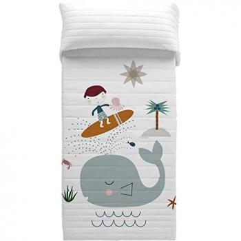 Colcha Bouti Reversible Surf Haciendo el Indio