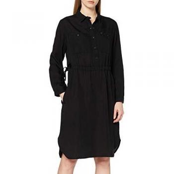 Vestido Lee Worker Drapey, Talla S, Negro