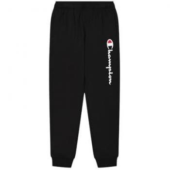 Pantaloni Joggers in Felpa con Logo Grande Champion 220293 Nero Uomo