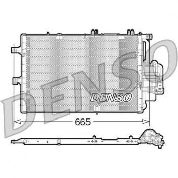 Élément de condensation clim DENSO 665R