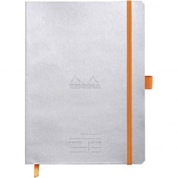 Clairefontaine Rhodiarama A5 Meeting Book Silver