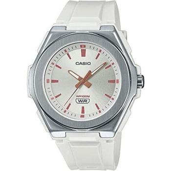 Casio Collection Lwa-300h-7evef Reloj De Pulsera Analógico Para Mujer Color Blanco. 100 Metros
