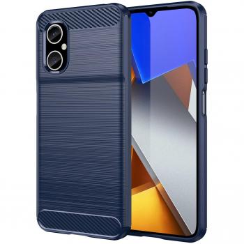 Poco M4 5G Blue Carbon Protective Sleeve