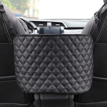 Titular de bolsa de cuero para auto