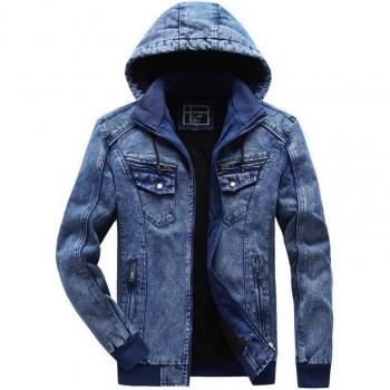 Jean vestes décontractées ABORON – coupe hiver, tissu polaire