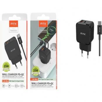 Cargador Rápido Fay 25W Type-C