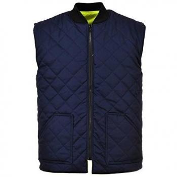 Oxford Weave 300D Class 2 Reversible Hi Vis Bodywarmer Yellow
