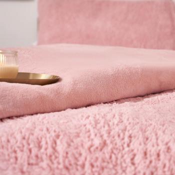 Brentfords Teddy Fleece Sherpa Reverse Duvet Cover Set