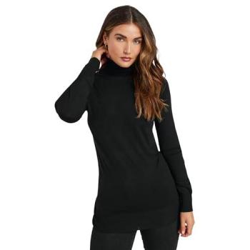 Veste col roulé Long Tall Sally noire manches longues