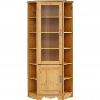 Eckschrank Trinidad – Home Affaire, 188 cm, beige, natur geölt