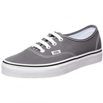 Vans Authentic Trainers Pewter / Black Female Size 3.5