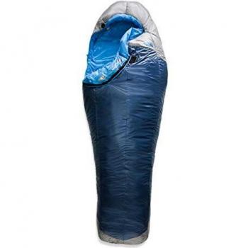 The North Face Katze Miauen Schlafsack Regular Blauen/Teal/Zink Grau Ausführung mit Rechtsreißverschluss 2019