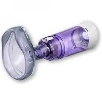 Chambre d'inhalation en diamant Optichamber avec masque pour nourrissons