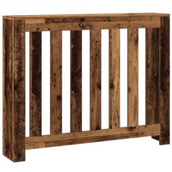 Cache-radiateur 104x20x82 cm en bois d'ingénierie vieux bois