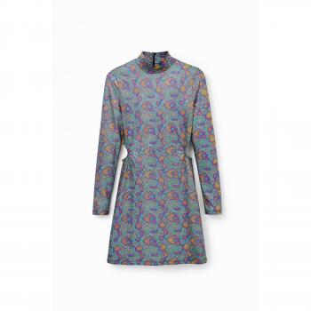 Desigual Women's Short Dress in Green