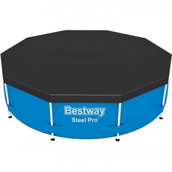 Cobertor para Piscina Bestway con Estructura Metálica ø 305 Cm