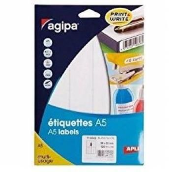 Étiquettes autocollantes A5