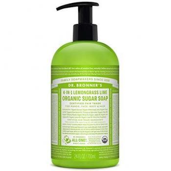 Gel Doccia Unisex Dr. Bronner's al Limone e Lemongrass 710 ml