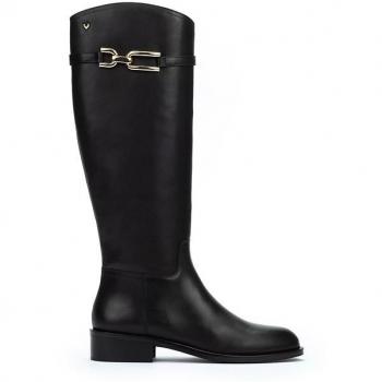 Botas de piel con cremallera Martinelli para mujer en color negro