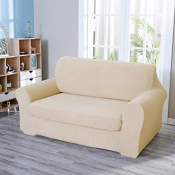 CopriDivano Deconovo 2 Posti, Fodera Beige Elasticizzata