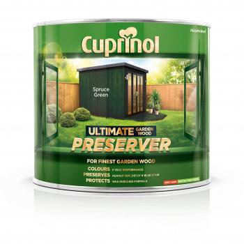 Cuprinol 5206082 Ultimate Garden Wood Preserver Spruce Green 1L