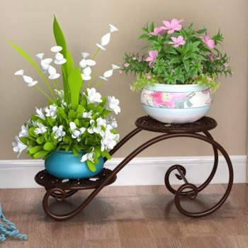 Balkon‑Büro‑Blumengestell – Mehrschichtiger Mini‑Topf
