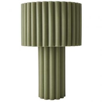 Full Fabric Lenny Drum Lamp Shade – Color Drench, Table Lamp Version
