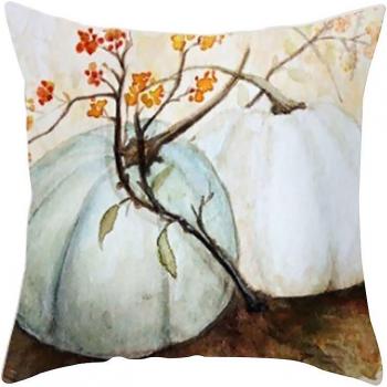 Coquín Calabaza Acuarela 45x45 – Tema Halloween y Thanksgiving