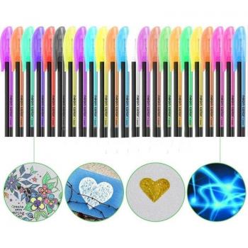 Pastel Neón Bolígrafos 12 piezas