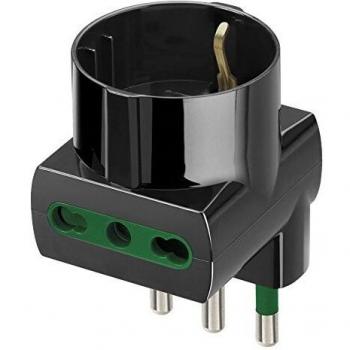 S17+2P17/11+P30 Adattatore Multiplo Nero – modello Ri.00312
