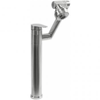 Rubinetto Bagno Paco Nickel Brush REA Inox Alta Qualità