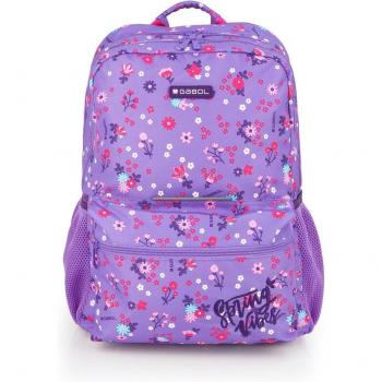 Mochila Violeta Gabol Floral Impermeable para Carro