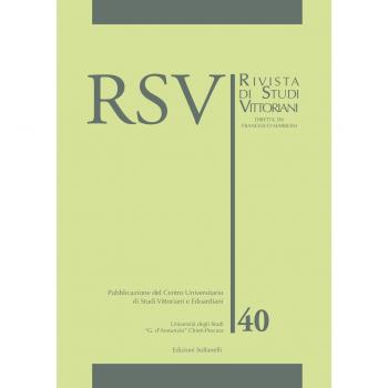 RSV. Rivista di studi vittoriani (Vol. 40)