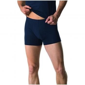 Ammann Herren Unterhosen – Boxershort Casual Bequem sitzend Cotton & More Retro Short – Schwarz, Größe 5 (Einzelpack)